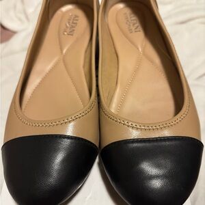 Alfani Women's Tan and Black Flats